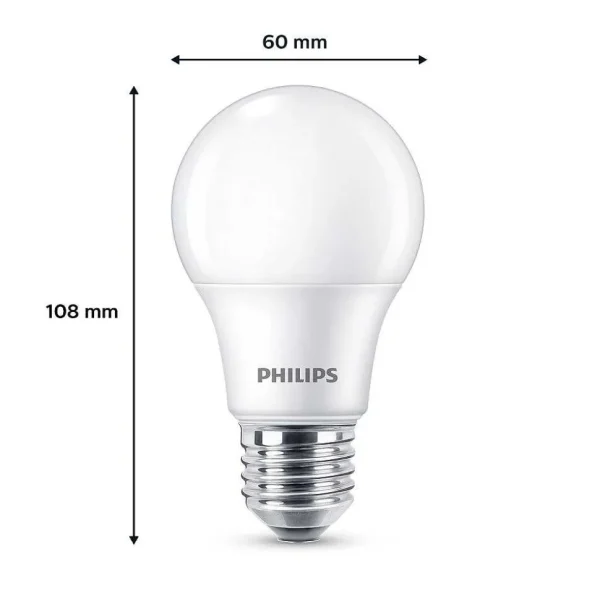 Luminaires Philips Ampoules E27>Philips Classic 6Er Set Led E27 8 Watt 2700 Kelvin 806 Lumen