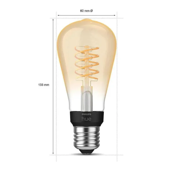 Luminaires Philips Ampoules Led>Philips Hue E27 Led 7 Watt 2100 Kelvin 550 Lumen