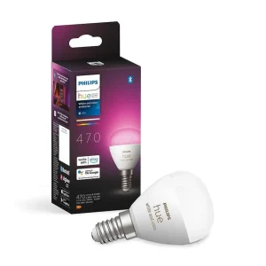 Luminaires Philips Ampoules Led>Philips Hue E14 Led 5,1 Watt 4000 Kelvin 470 Lumen