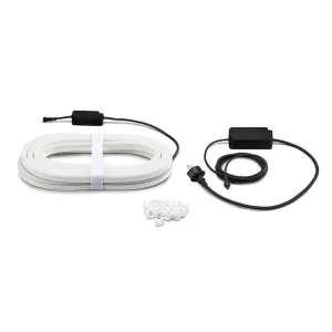 Luminaires Philips Luminaires Extérieurs Connectes>Philips Hue Lot De 2 Bandes Led D'Exterieur Transparent, 1 Lumiere, Changeur De Couleurs