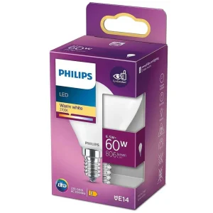 Luminaires Philips Ampoules E14>Philips Led E14 6,5 Watt 2700 Kelvin 806 Lumen