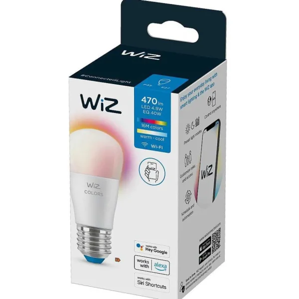 Luminaires Philips Ampoules Led>Philips Wiz Led E27 4,9 Watt 2200-6500 Kelvin 470 Lumen