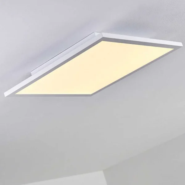 hofstein Luminaires Interieurs Connectes>Plafonnier Bankura Led Blanc, 1 Lumiere, Telecommandes, Changeur De Couleurs