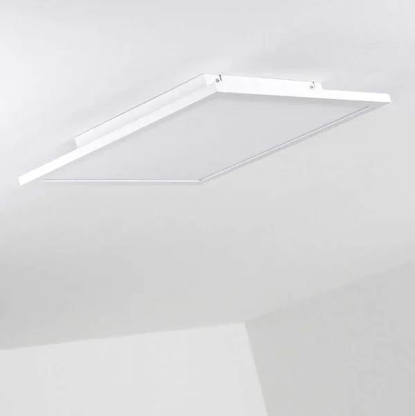 hofstein Luminaires Interieurs Connectes>Plafonnier Bankura Led Blanc, 1 Lumiere, Telecommandes, Changeur De Couleurs