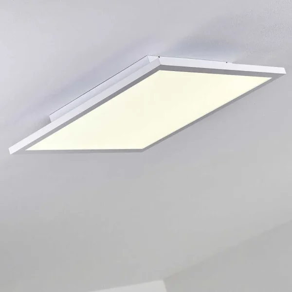 hofstein Luminaires Interieurs Connectes>Plafonnier Bankura Led Blanc, 1 Lumiere, Telecommandes, Changeur De Couleurs