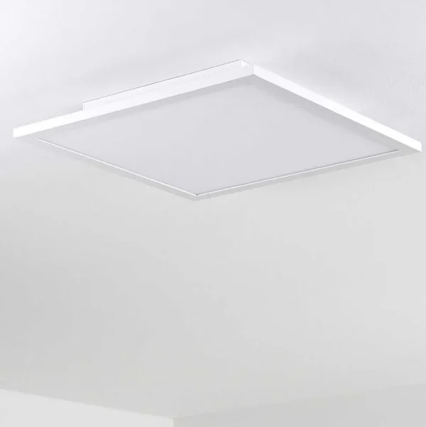 hofstein Luminaires Interieurs Connectes>Plafonnier Bankura Led Blanc, 1 Lumiere, Telecommandes, Changeur De Couleurs