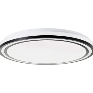 Luminaires Brilliant Tuya>Plafonnier Brilliant Cloe Led Blanc, 1 Lumiere, Telecommandes