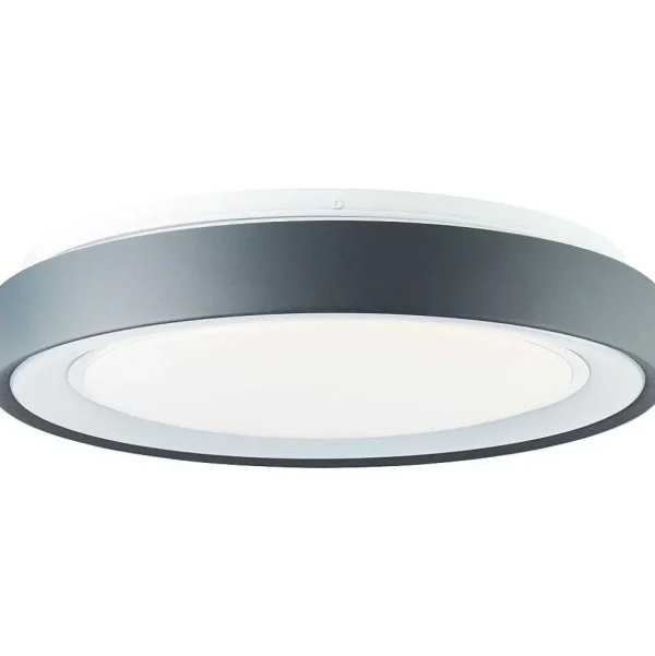 Luminaires Brilliant Tuya>Plafonnier Brilliant-Leuchten Tessy Led Noir, 1 Lumiere, Telecommandes, Changeur De Couleurs