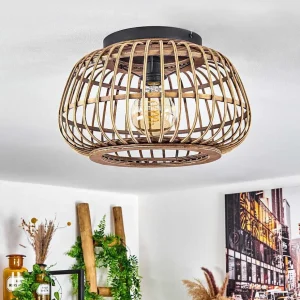 hofstein Style Boho-Chic>Plafonnier Combeima Noir, 1 Lumiere