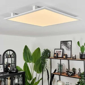 hofstein Luminaires Interieurs Connectes>Plafonnier Crum Led Blanc, 1 Lumiere, Telecommandes