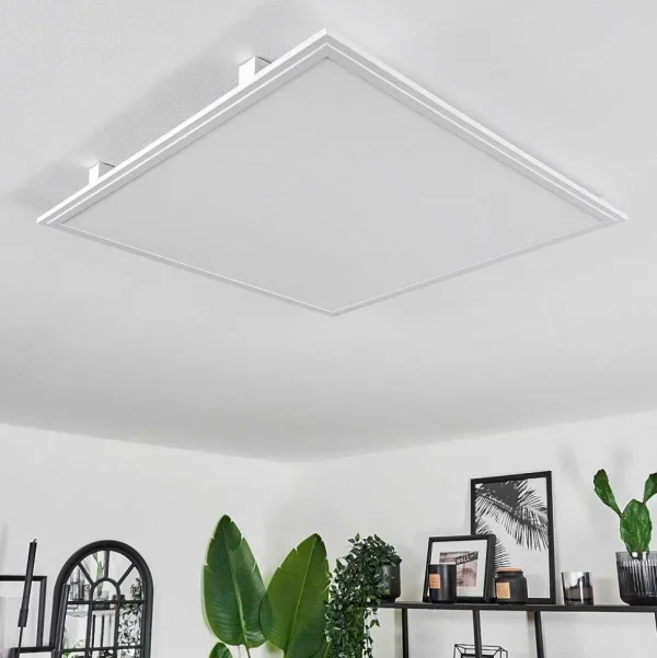 hofstein Luminaires Interieurs Connectes>Plafonnier Crum Led Blanc, 1 Lumiere, Telecommandes