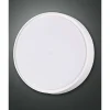 Luminaires Fabas Luce Plafonniers Extérieurs>Plafonnier D'Exterieur Fabas Luce Hatton Led Blanc, Detecteur De Mouvement