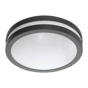 Luminaires Eglo Luminaires Extérieurs Connectes>Plafonnier Eglo Connect Locana Led Anthracite, 1 Lumiere