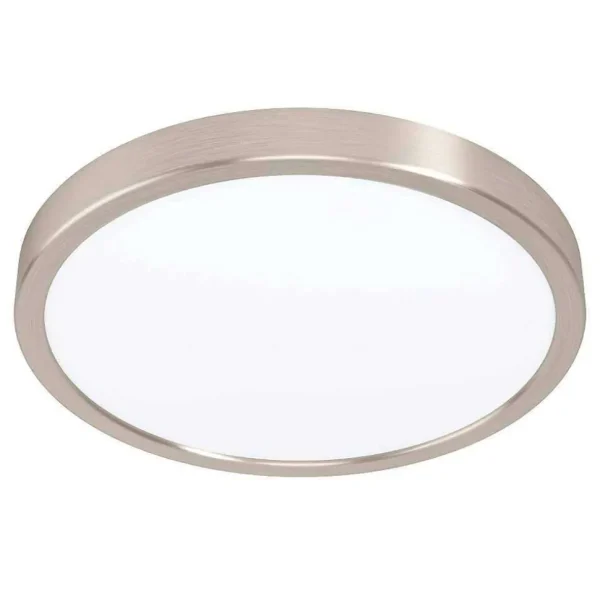 Luminaires Eglo Zigbee>Plafonnier Eglo-Leuchten Fueva-Z Led Nickel Mat, 1 Lumiere