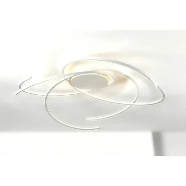 Luminaires Escale Casambi>Plafonnier Escale Space Led Blanc, 1 Lumiere