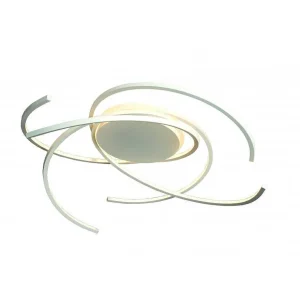 Luminaires Escale Casambi>Plafonnier Escale Space Led Blanc, 1 Lumiere