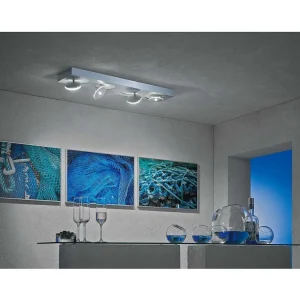 Luminaires Escale Casambi>Plafonnier Escale Spot It Led Aluminium, 4 Lumieres