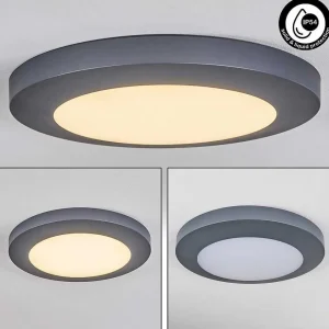 hofstein Plafonniers Extérieurs>Plafonnier Exterieur Durivier Led Anthracite, 1 Lumiere