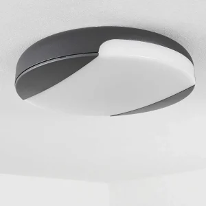 hofstein Plafonniers Extérieurs>Plafonnier Exterieur Joserand Led Anthracite, 1 Lumiere