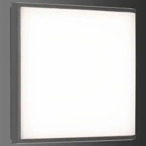 Luminaires LCD Plafonniers Extérieurs>Plafonnier Exterieur Lcd Typ 5060 Led Noir, 1 Lumiere