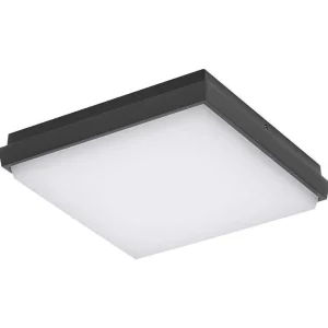 Luminaires LCD Plafonniers Extérieurs>Plafonnier Exterieur Lcd Typ 5060 Led Noir, 1 Lumiere