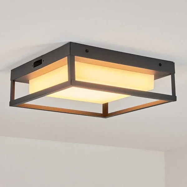 hofstein Plafonniers Extérieurs>Plafonnier Exterieur Nonza Led Anthracite, 1 Lumiere