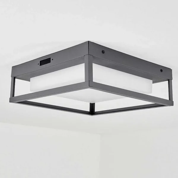 hofstein Plafonniers Extérieurs>Plafonnier Exterieur Nonza Led Anthracite, 1 Lumiere