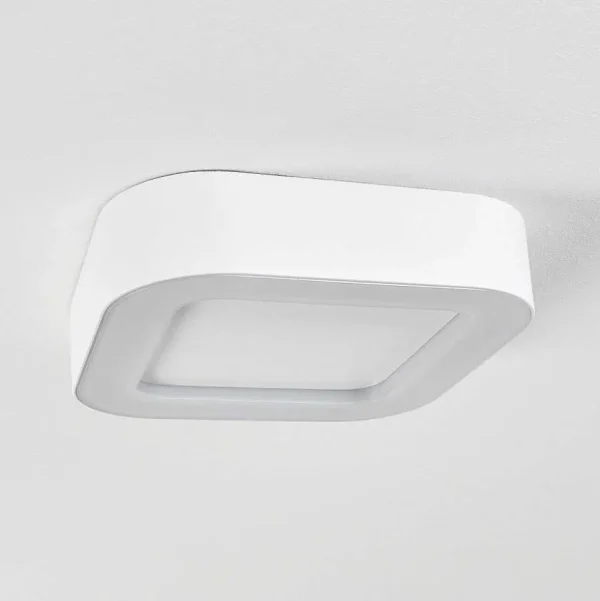 hofstein Plafonniers Extérieurs>Plafonnier Exterieur Paleroo Led Blanc, 1 Lumiere