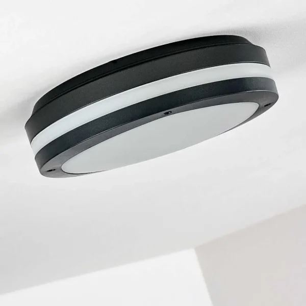 hofstein Plafonniers Extérieurs>Plafonnier Exterieur Wollongong Led Anthracite, 1 Lumiere