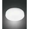 Luminaires Fabas Luce Plafonniers Extérieurs>Plafonnier Fabas Luce Trigo Blanc, 1 Lumiere