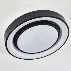 hofstein Luminaires Interieurs Connectes>Plafonnier Grimacco Led Noir, 1 Lumiere, Changeur De Couleurs