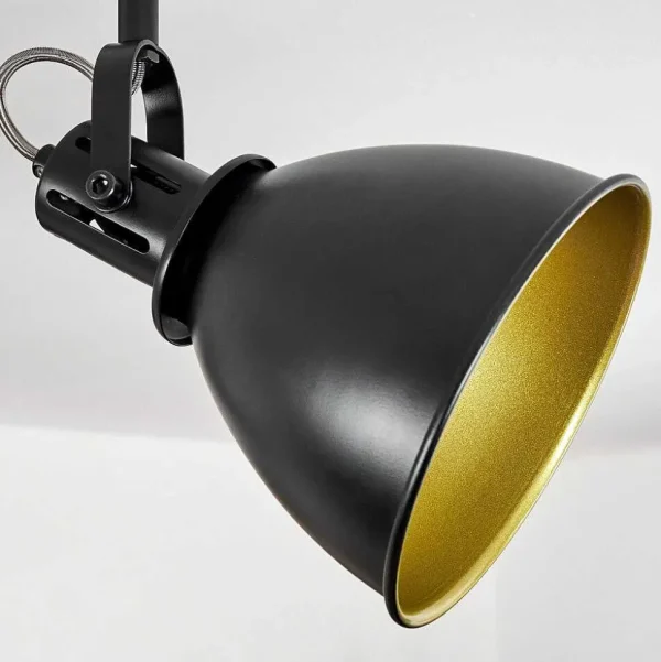 hofstein Lampes Dorees>Plafonnier Koppom Noir, 4 Lumieres