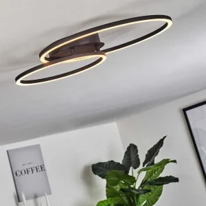 hofstein Éclairage Led>Plafonnier Korca Led Noir, 1 Lumiere