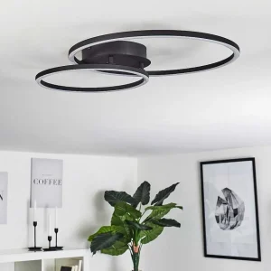 hofstein Éclairage Led>Plafonnier Korca Led Noir, 1 Lumiere