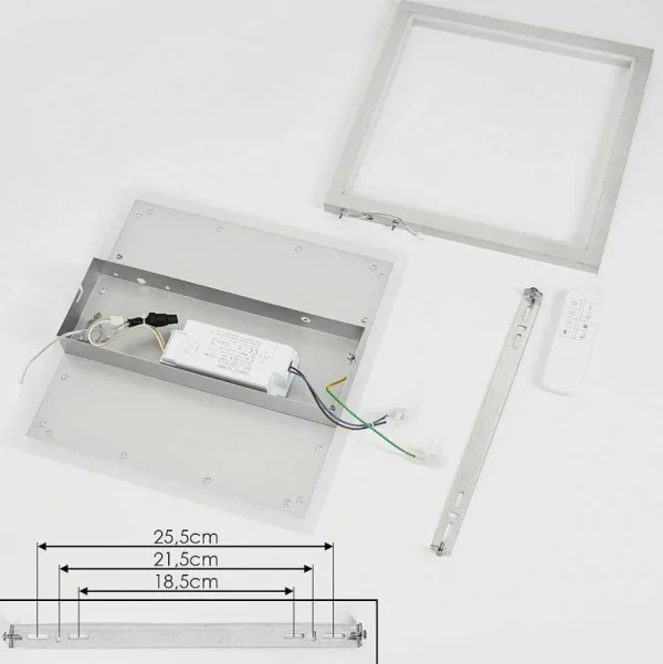 hofstein Éclairage Led>Plafonnier Longos Led Aluminium, 1 Lumiere, Telecommandes