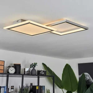 hofstein Éclairage Led>Plafonnier Longos Led Aluminium, 1 Lumiere, Telecommandes