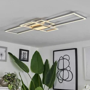 hofstein Plafonniers>Plafonnier Longos Led Aluminium, 1 Lumiere