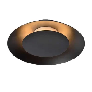 Luminaires Lucide Luminaires Marocains>Plafonnier Lucide Foskal Led Noir