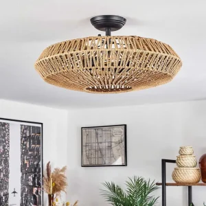 hofstein Style Boho-Chic>Plafonnier Mulstrand Ecru, 1 Lumiere