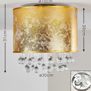 hofstein Luminaires Orientaux>Plafonnier Norrfors Argente, Transparent, 1 Lumiere