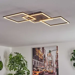 hofstein Éclairage Led>Plafonnier Obo Led Noir, 1 Lumiere