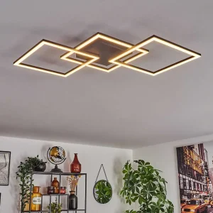 hofstein Éclairage Led>Plafonnier Obo Led Noir, 1 Lumiere