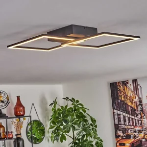 hofstein Plafonniers>Plafonnier Obo Led Noir, 1 Lumiere