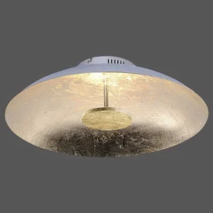 Luminaires Paul Neuhaus Luminaires Antiques>Plafonnier Paul Neuhaus Plate Led Or, 1 Lumiere