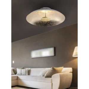 Luminaires Paul Neuhaus Luminaires Antiques>Plafonnier Paul Neuhaus Plate Led Or, 1 Lumiere