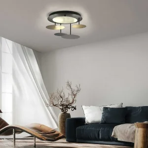 Paul Neuhaus Q-Serie Luminaires Interieurs Connectes>Plafonnier Paul Neuhaus Q-Piato Led Blanc, 1 Lumiere, Telecommandes