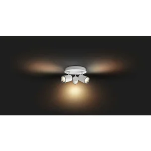 Luminaires Philips Philips Hue>Plafonnier Philips Hue Adore Led Blanc, 3 Lumieres, Telecommandes