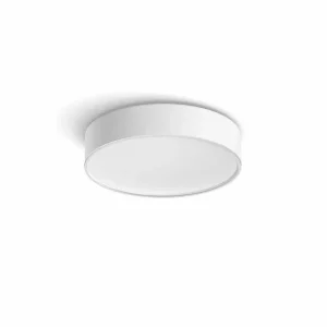 Luminaires Philips Luminaires Interieurs Connectes>Plafonnier Philips Hue Enrave Led Blanc, 1 Lumiere, Telecommandes