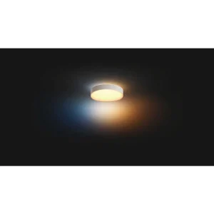 Luminaires Philips Philips Hue>Plafonnier Philips Hue Enrave Led Blanc, 1 Lumiere, Telecommandes