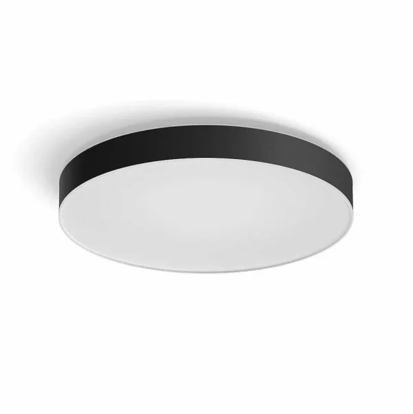 Luminaires Philips Philips Hue>Plafonnier Philips Hue Enrave Led Noir, 1 Lumiere, Telecommandes